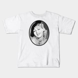 Joan Blondell: Black Beret Kids T-Shirt